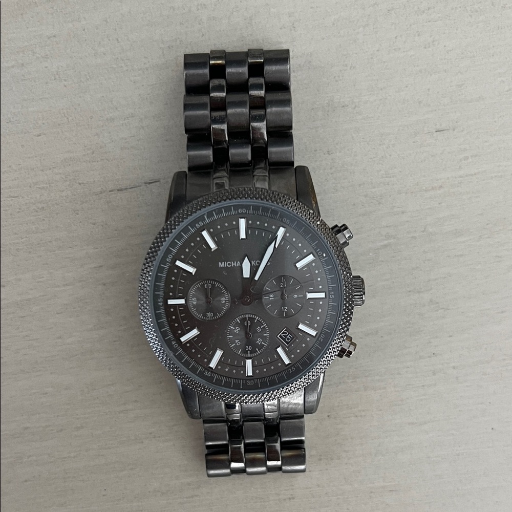 Michael Kors Dark Gray Chronograph Watch